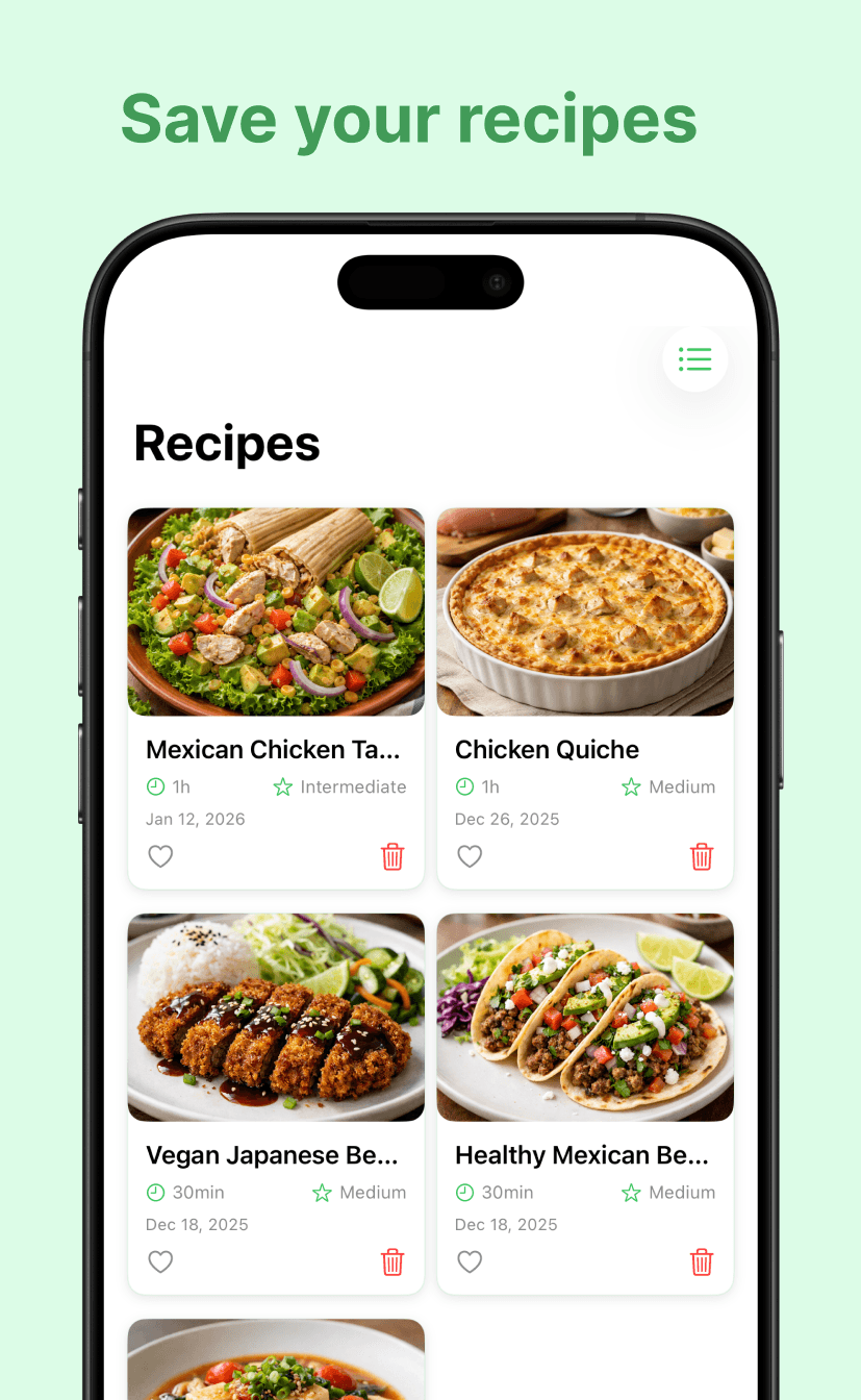 CookLens app screenshot 5